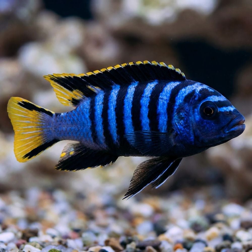 Tlamovec 4cm (Pseudotropheus elongatus mpanga)