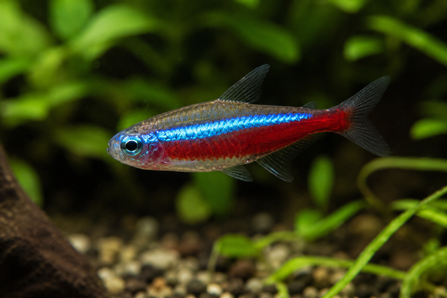 Neonka červená 3cm (Paracheirodon axelrodi)
